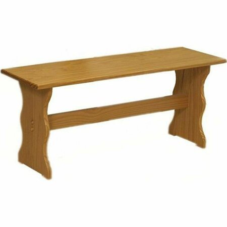 LINON HOME DECOR PRODUCTS Chelsea Bench Natural 90367N2-01-KD-U